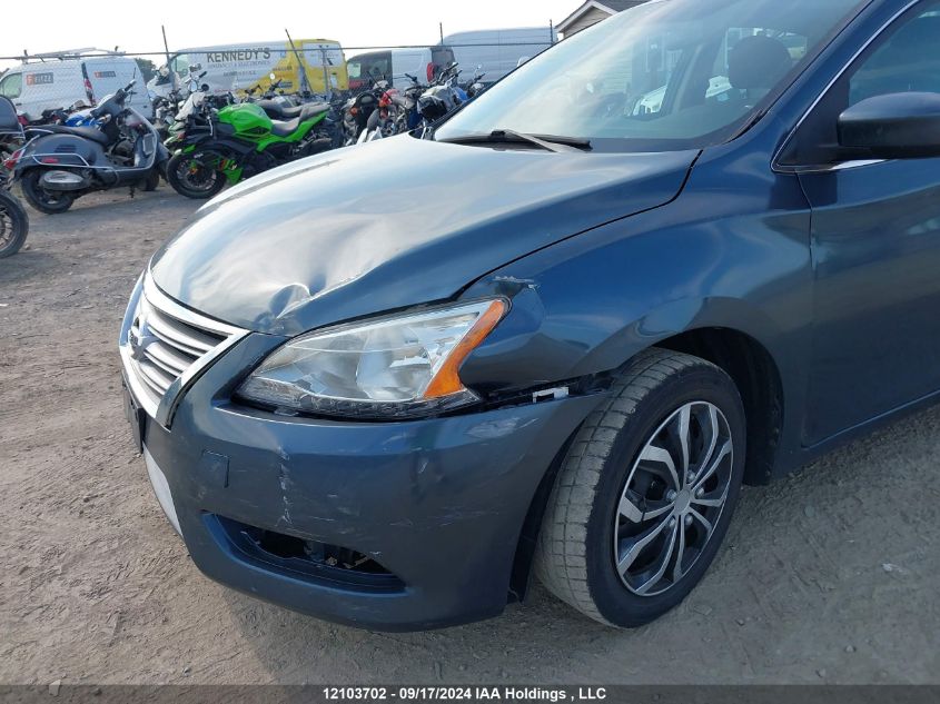 2015 Nissan Sentra S/Sv/Sr/Sl VIN: 3N1AB7AP2FL683921 Lot: 12103702