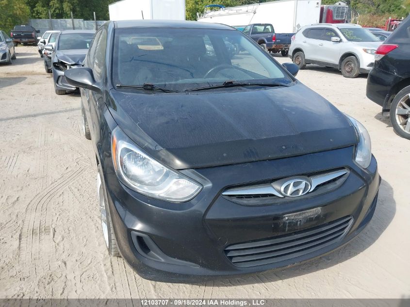 2012 Hyundai Accent Gls/Gs VIN: KMHCT5AE0CU052359 Lot: 12103707