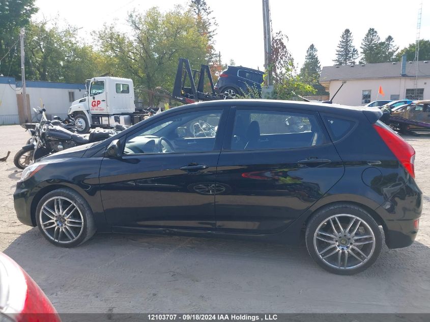 2012 Hyundai Accent Gls/Gs VIN: KMHCT5AE0CU052359 Lot: 12103707