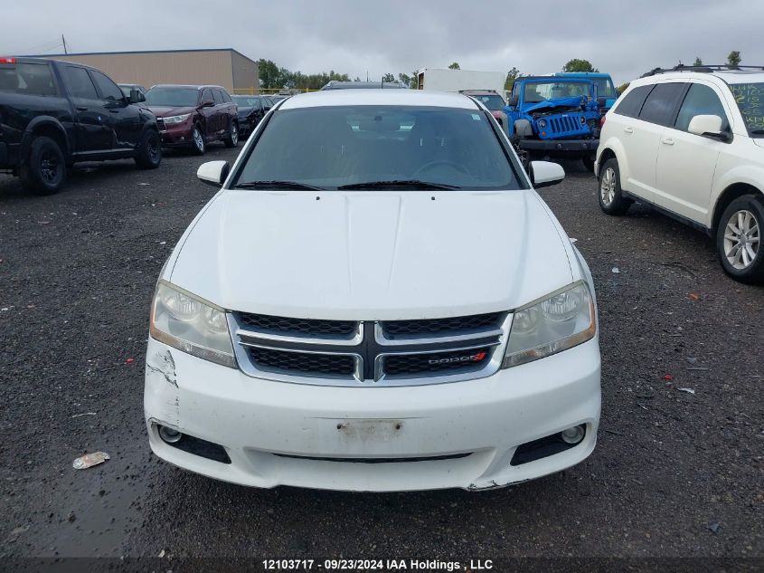 2013 Dodge Avenger Sxt VIN: 1C3CDZCB1DN682354 Lot: 12103717