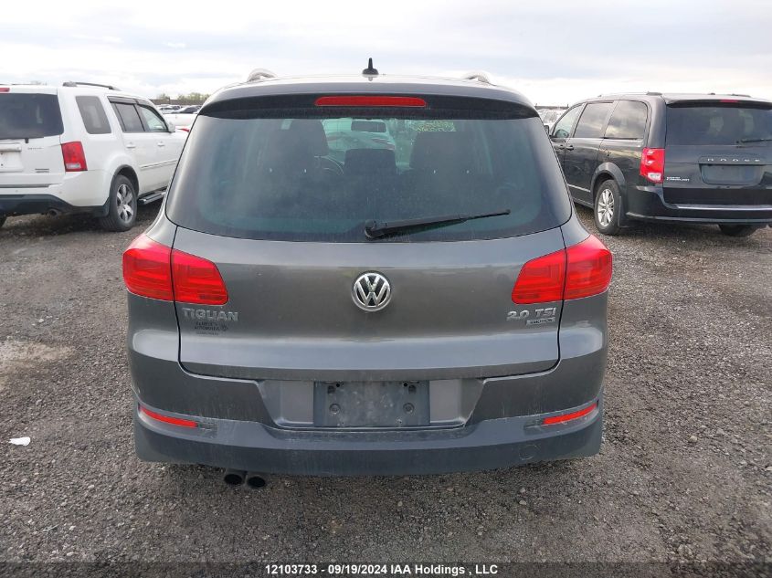 2012 Volkswagen Tiguan VIN: WVGBV7AX1CW006451 Lot: 12103733