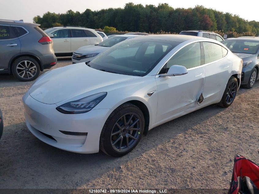 5YJ3E1EA4LF642488 2020 TESLA MODEL 3 - Image 2