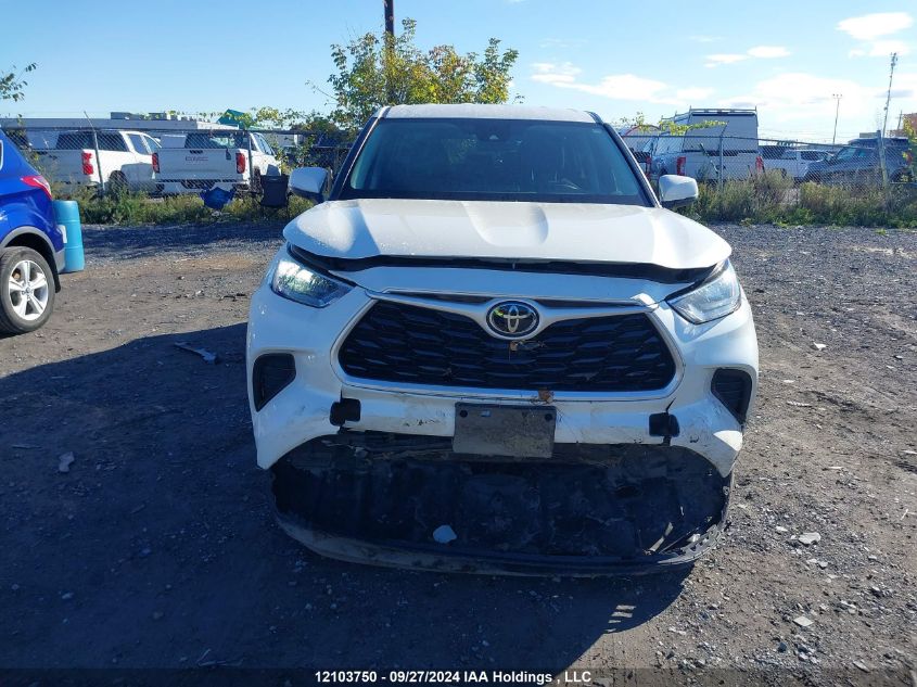 2020 Toyota Highlander Le VIN: 5TDBZRBH5LS512179 Lot: 12103750
