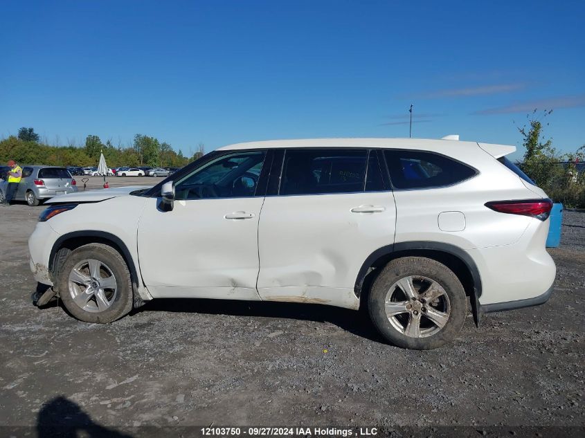 2020 Toyota Highlander Le VIN: 5TDBZRBH5LS512179 Lot: 12103750