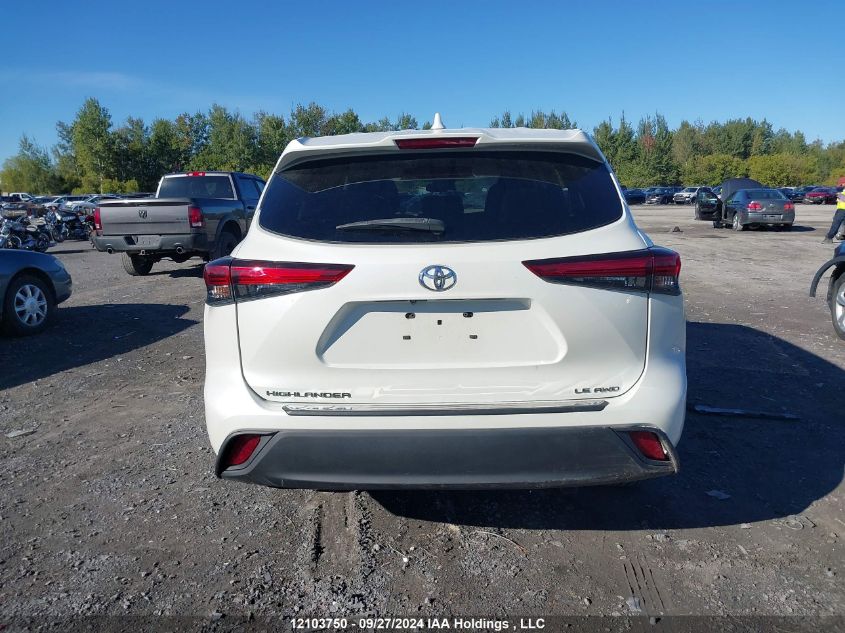 2020 Toyota Highlander Le VIN: 5TDBZRBH5LS512179 Lot: 12103750