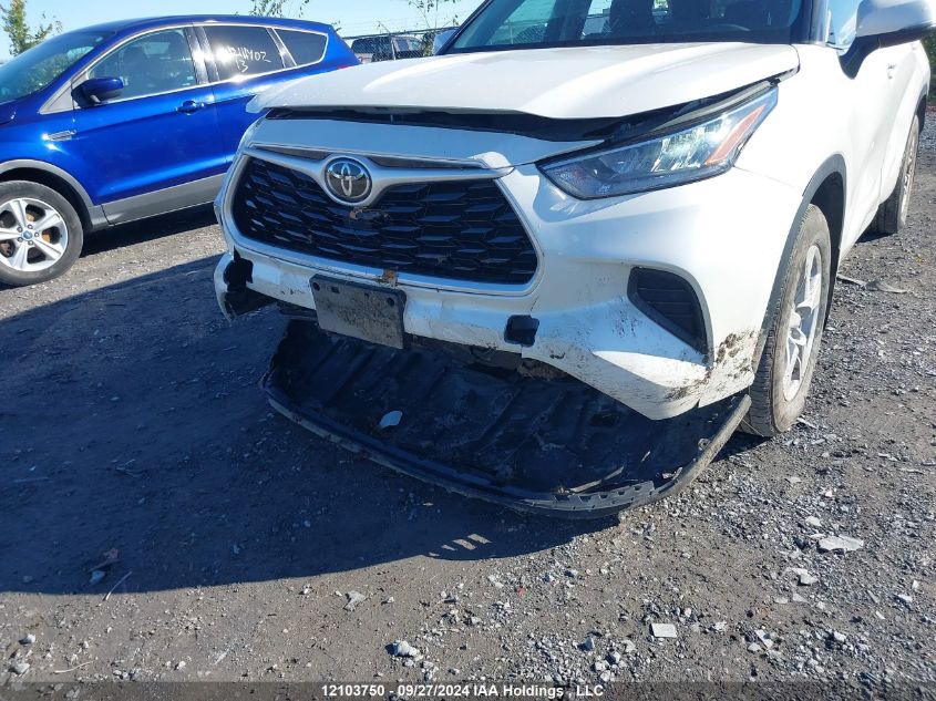 2020 Toyota Highlander Le VIN: 5TDBZRBH5LS512179 Lot: 12103750