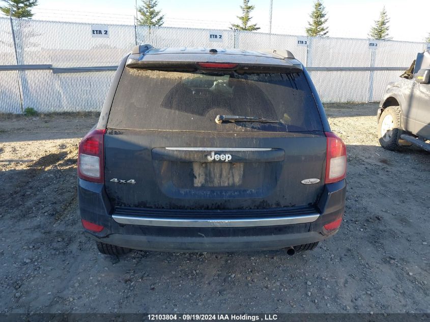 2015 Jeep Compass High Altitude VIN: 1C4NJDAB2FD381278 Lot: 12103804