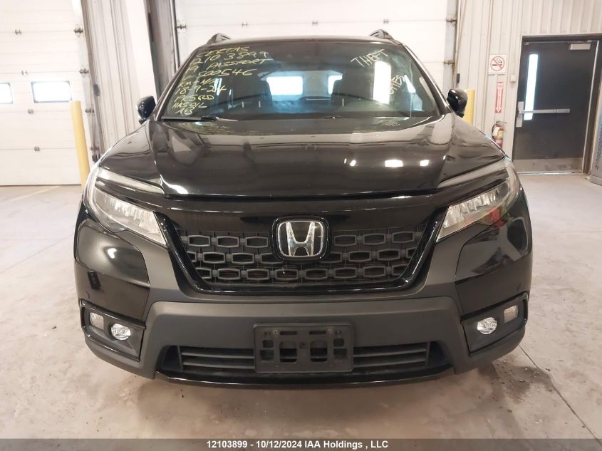 2019 Honda Passport VIN: 5FNYF8H91KB500546 Lot: 12103899