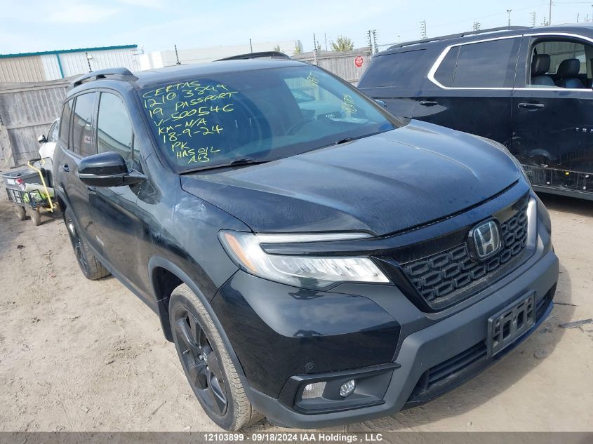 2019 Honda Passport VIN: 5FNYF8H91KB500546 Lot: 12103899