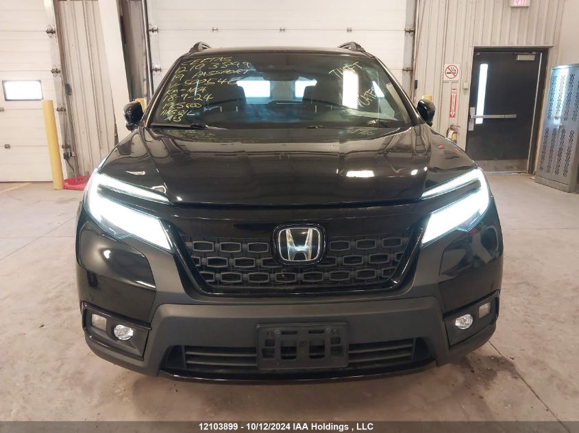 2019 Honda Passport VIN: 5FNYF8H91KB500546 Lot: 12103899