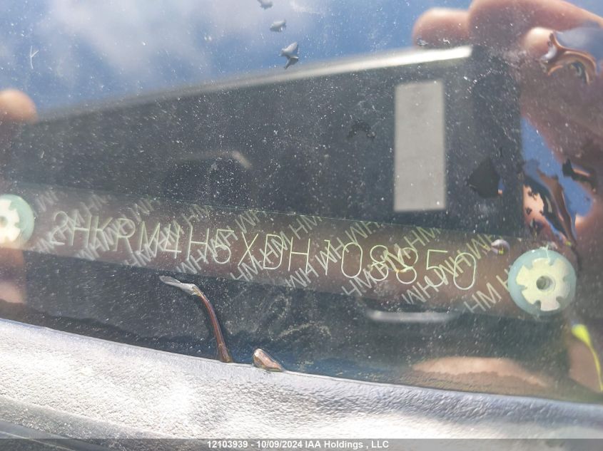 2013 Honda Cr-V VIN: 2HKRM4H5XDH108850 Lot: 12103939