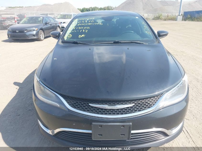 2015 Chrysler 200 Limited VIN: 1C3CCCAB8FN513020 Lot: 12103940