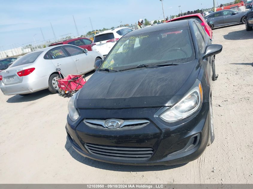 2013 Hyundai Accent Gl VIN: KMHCT5AE8DU064681 Lot: 12103950