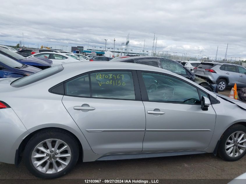 2021 Toyota Corolla Se VIN: 5YFB4MBE3MP081150 Lot: 12103967