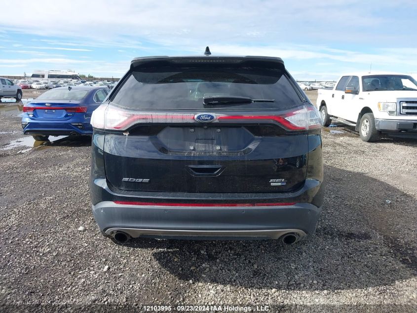 2017 Ford Edge Sel VIN: 2FMPK4J9XHBB44805 Lot: 12103995