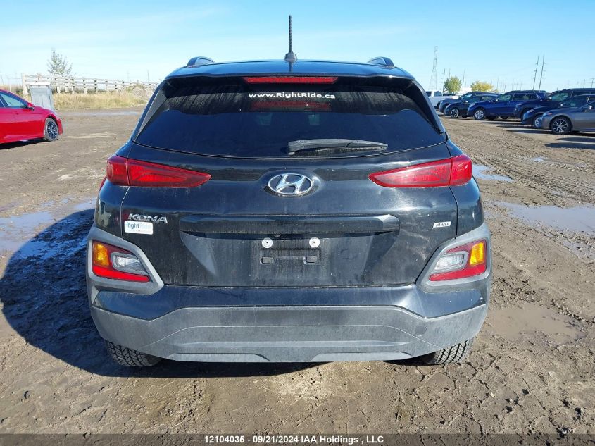 2020 Hyundai Kona Luxury Awd VIN: KM8K6CAA5LU552201 Lot: 12104035