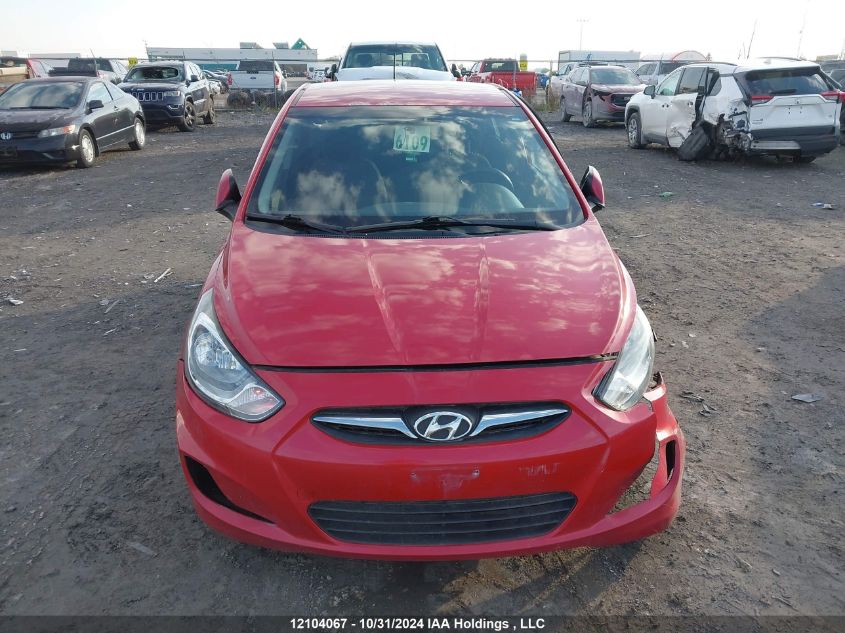 2013 Hyundai Accent VIN: KMHCT5AE4DU059364 Lot: 12104067