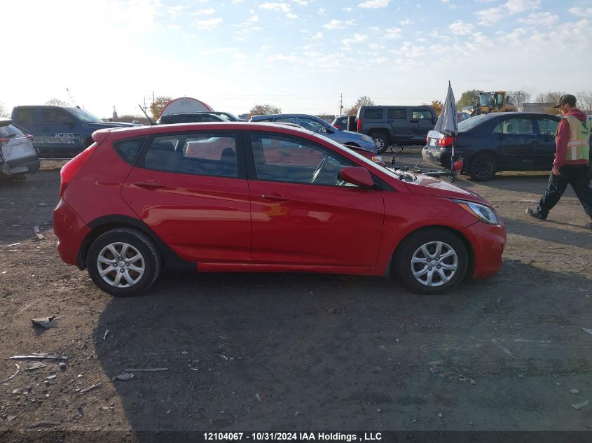 2013 Hyundai Accent VIN: KMHCT5AE4DU059364 Lot: 12104067