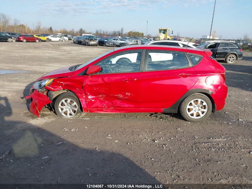 2013 Hyundai Accent VIN: KMHCT5AE4DU059364 Lot: 12104067