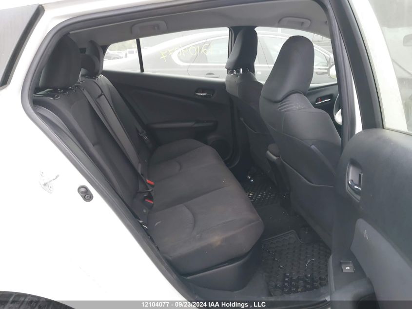 2017 Toyota Prius VIN: JTDKBRFU7H3027224 Lot: 12104077