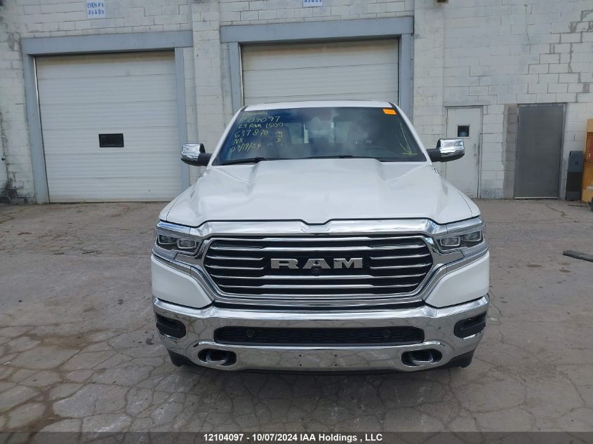 2023 Ram 1500 Limited Longhorn VIN: 1C6SRFKT7PN637870 Lot: 12104097