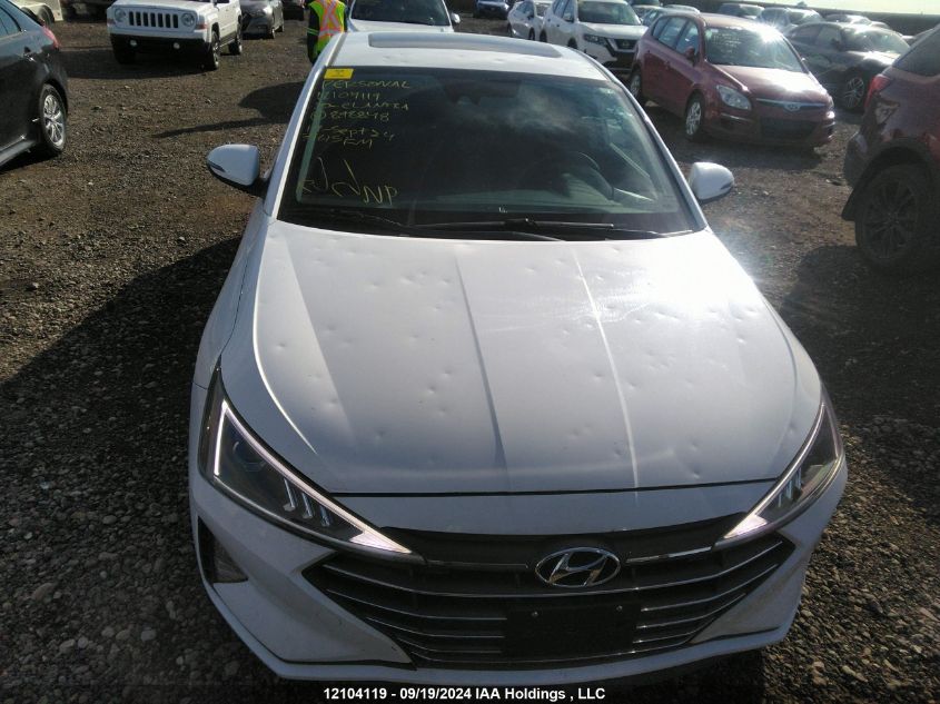 2020 Hyundai Elantra Sel/Value/Limited VIN: KMHD84LF7LU898848 Lot: 12104119