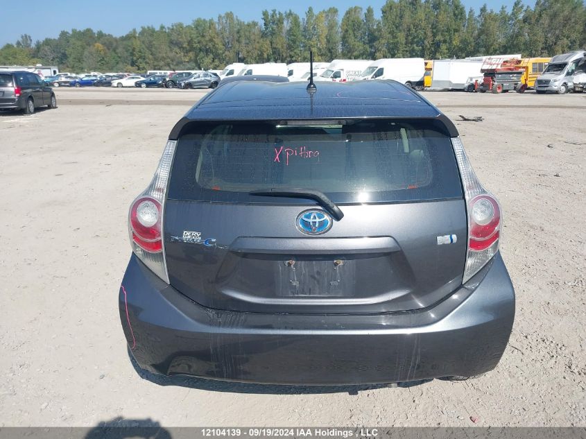 2014 Toyota Prius C VIN: JTDKDTB3XE1073643 Lot: 12104139