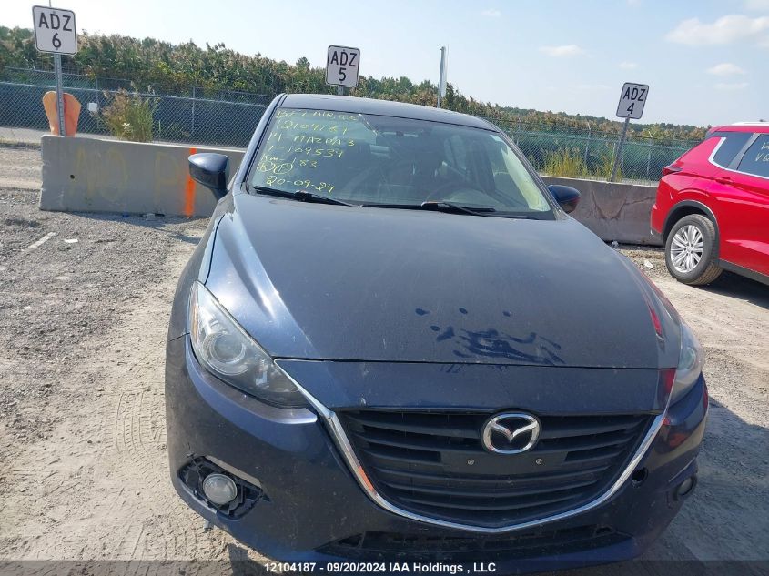 3MZBM1V76EM109539 2014 Mazda Mazda3