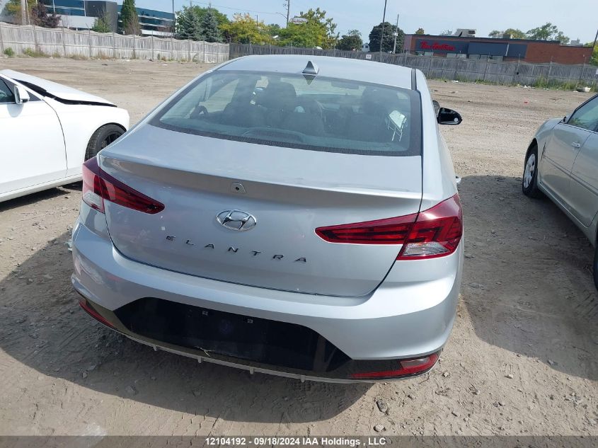 KMHD84LF1LU075932 2020 Hyundai Elantra Preferred With Sun And Safety Package Auto Ivt