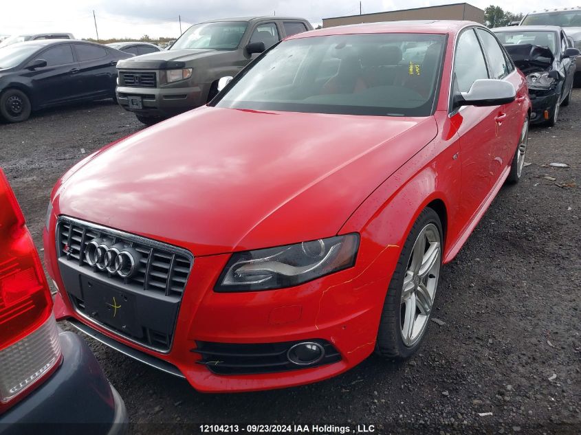 2012 Audi S4 VIN: WAUFGCFLXCA105729 Lot: 12104213