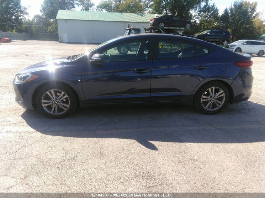 2017 Hyundai Elantra Gl VIN: KMHD84LFXHU255028 Lot: 12104237