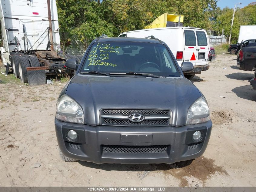 KM8JM72D18U926103 2008 Hyundai Tucson