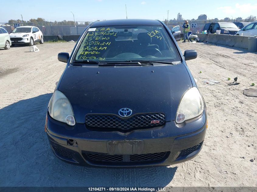 2005 Toyota Echo VIN: JTDKT123750081244 Lot: 12104271