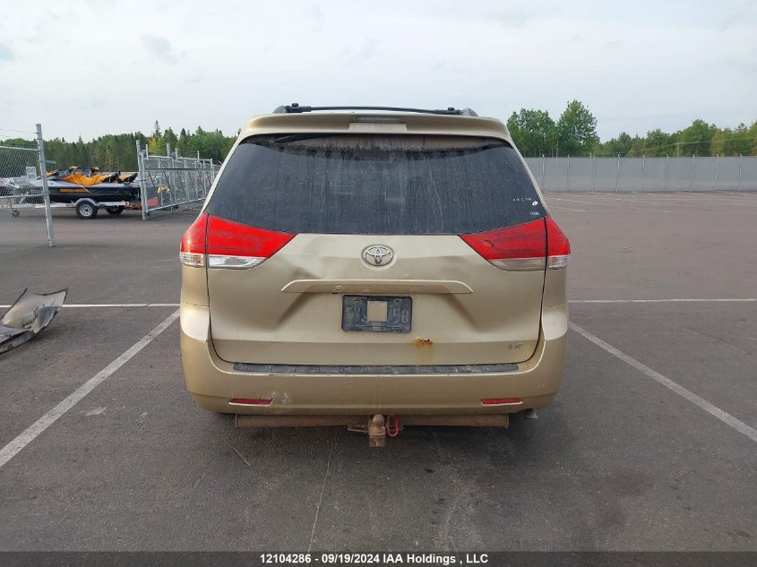 2011 Toyota Sienna Le VIN: 5TDKK3DC8BS095268 Lot: 12104286