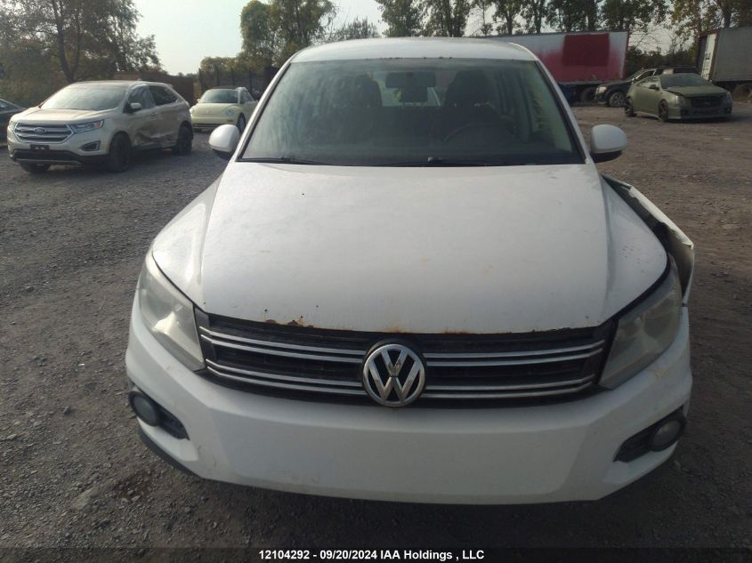 2013 Volkswagen Tiguan VIN: WVGJV3AX7DW624377 Lot: 12104292