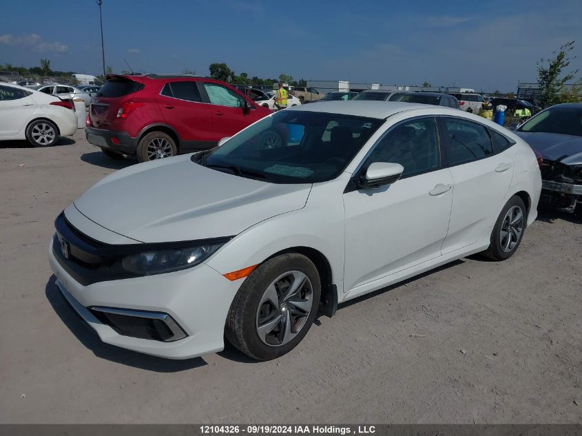 2HGFC2F53KH013731 2019 HONDA CIVIC - Image 2