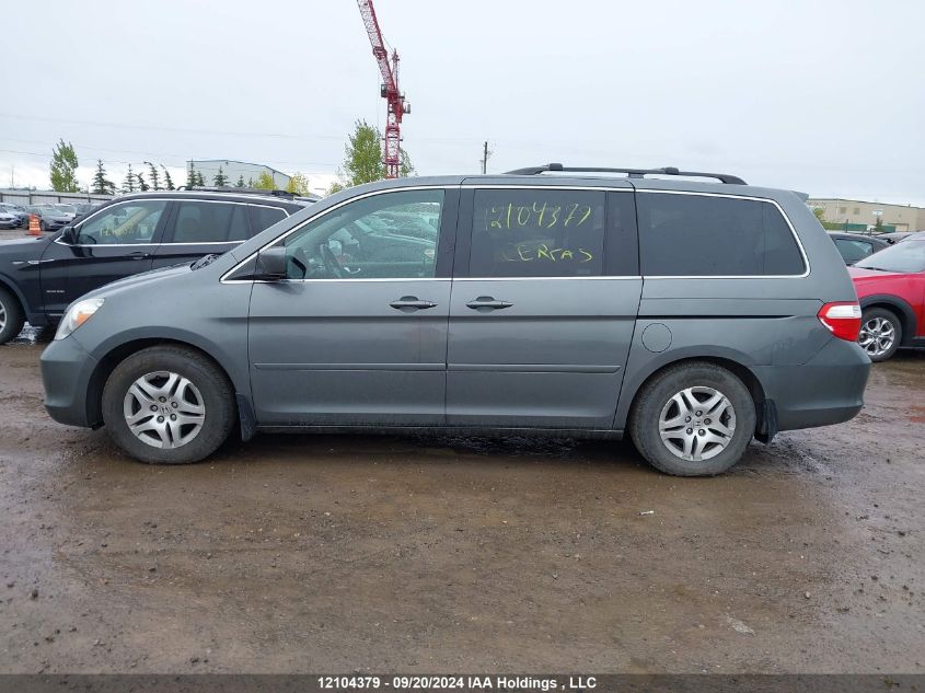 2007 Honda Odyssey VIN: 5FNRL38637B510329 Lot: 12104379