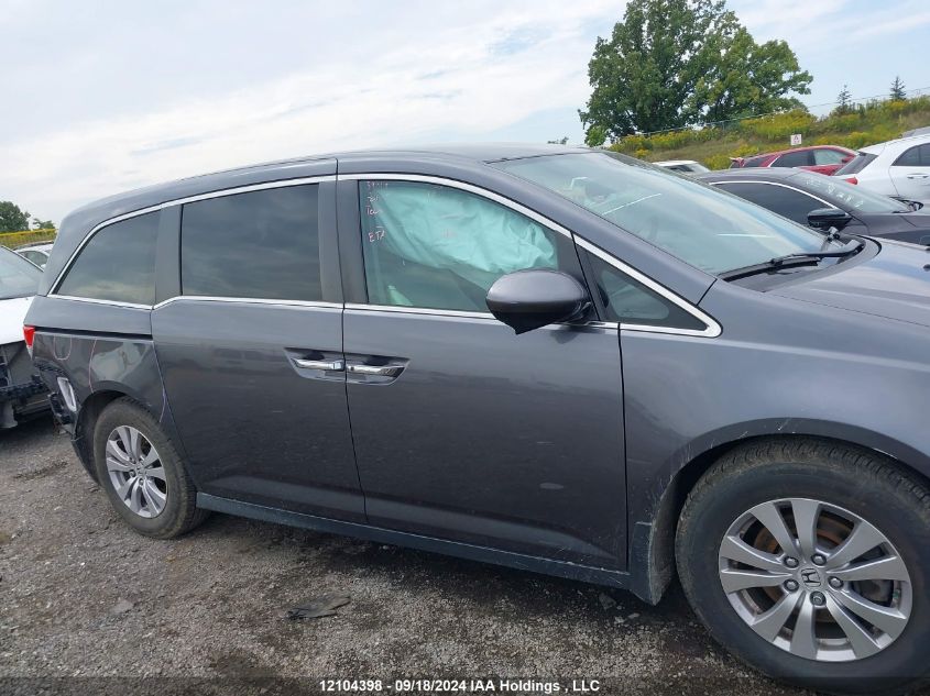 2017 Honda Odyssey Ex VIN: 5FNRL5H40HB502913 Lot: 12104398