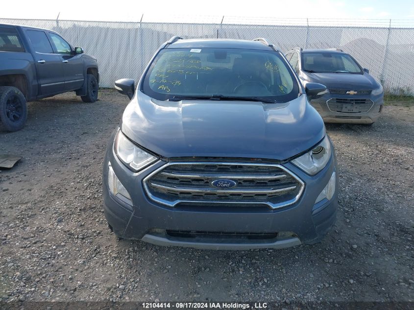 2019 Ford Ecosport Titanium VIN: MAJ6S3KL6KC255188 Lot: 12104414