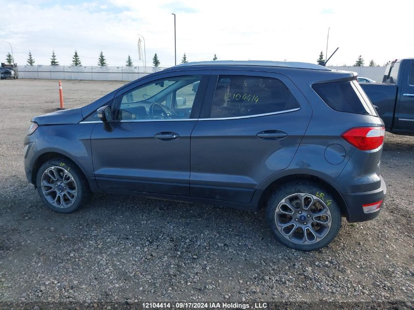 2019 Ford Ecosport Titanium VIN: MAJ6S3KL6KC255188 Lot: 12104414