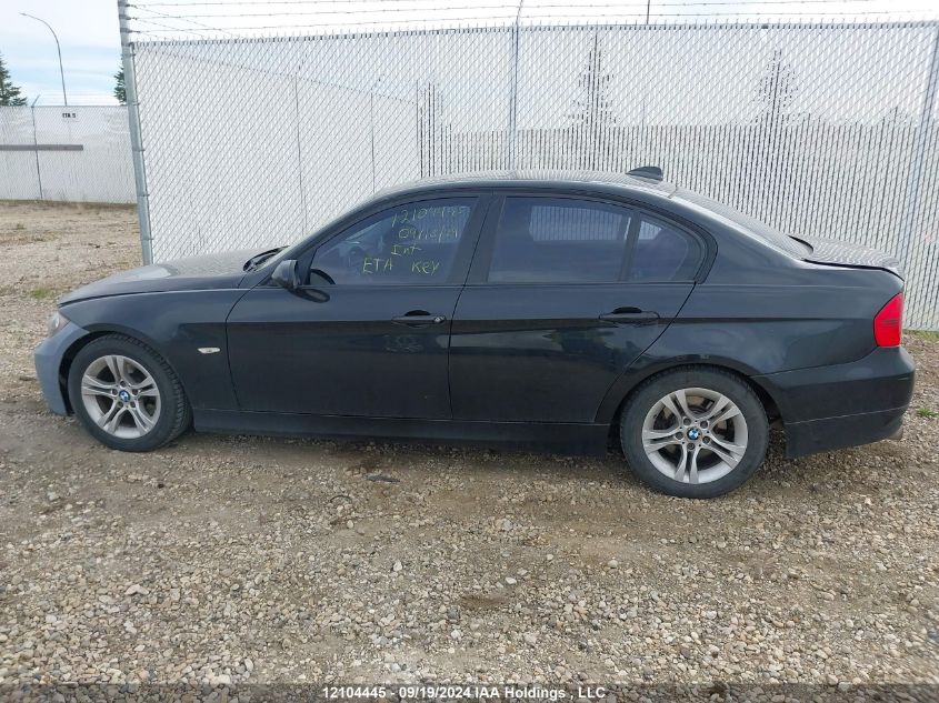 2008 BMW 3 Series VIN: WBAVA33588K055448 Lot: 12104445