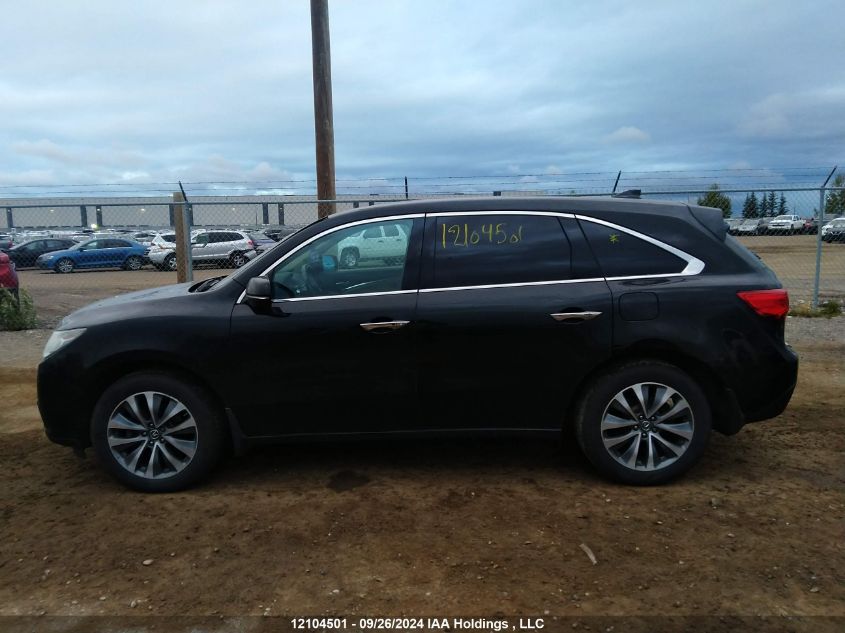 2016 Acura Mdx VIN: 5FRYD4H44GB503059 Lot: 12104501