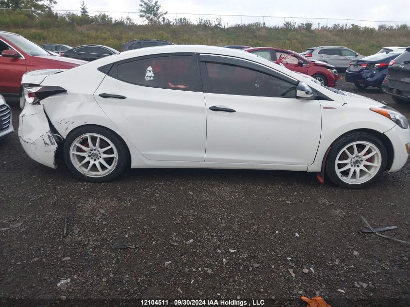 2013 Hyundai Elantra L VIN: 5NPDH4AE9DH409859 Lot: 12104511