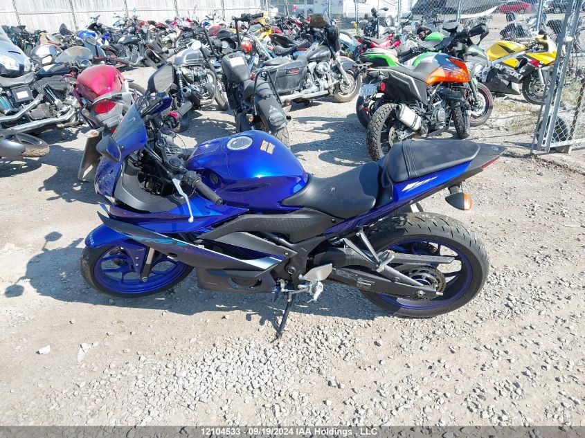 2024 Yamaha Yzfr3 A VIN: MH3RH18N1RK002932 Lot: 12104533