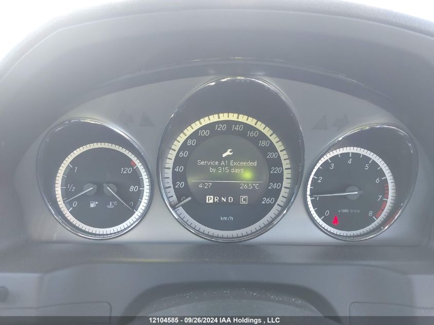 2011 Mercedes-Benz C 300 VIN: WDDGF8BB8BA523831 Lot: 12104585