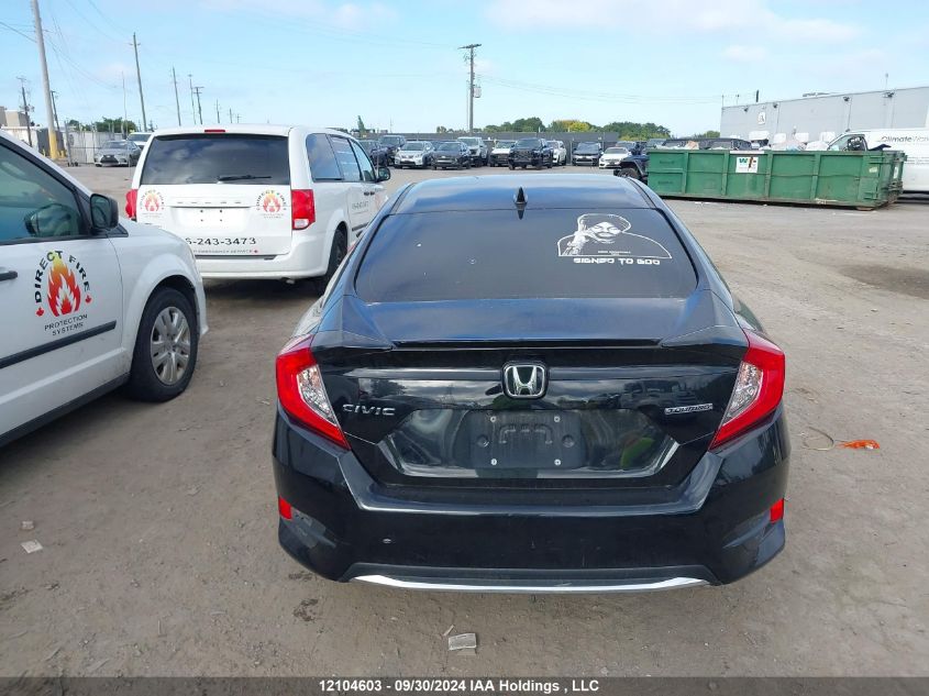 2020 Honda Civic Sedan VIN: 2HGFC1F91LH100445 Lot: 12104603