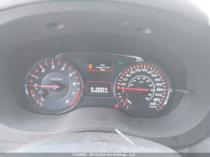 2020 Subaru Wrx VIN: JF1VA1J60L9811010 Lot: 12104656