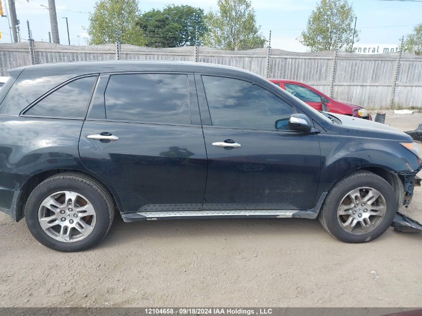 2009 Acura Mdx Technology VIN: 2HNYD28609H001132 Lot: 12104658