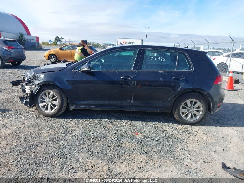 3VWG57AU1KM022712 2019 Volkswagen Golf