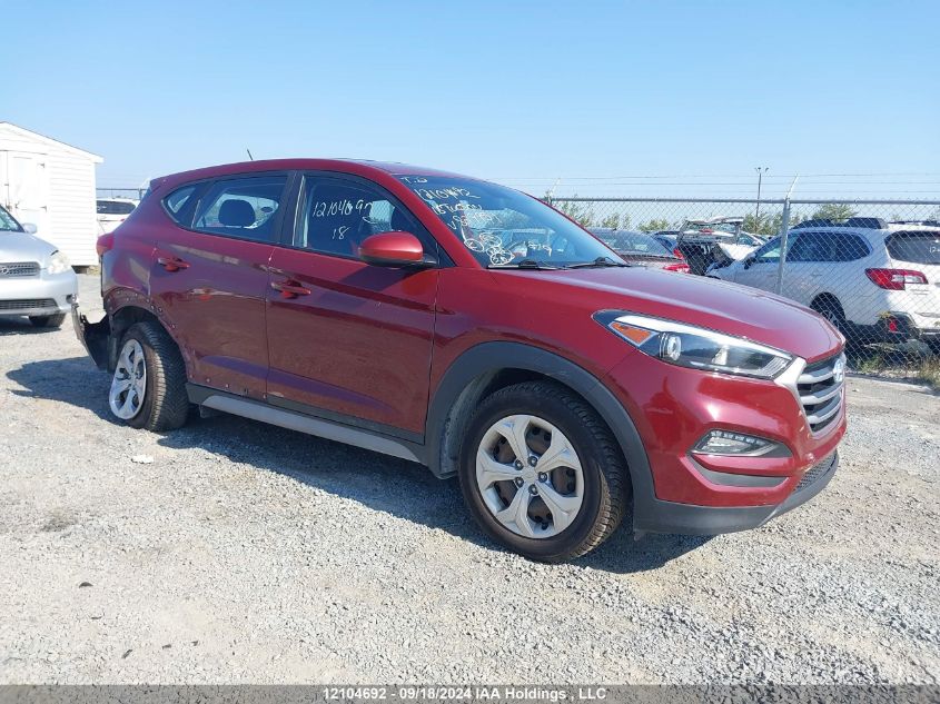 2018 Hyundai Tucson Se VIN: KM8J23A40JU829951 Lot: 12104692